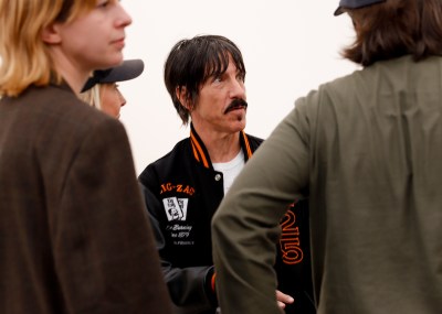 Anthony Kiedis at Frieze LA at the Santa Monica Airport on February 29, 2024 in Los Angeles, California.