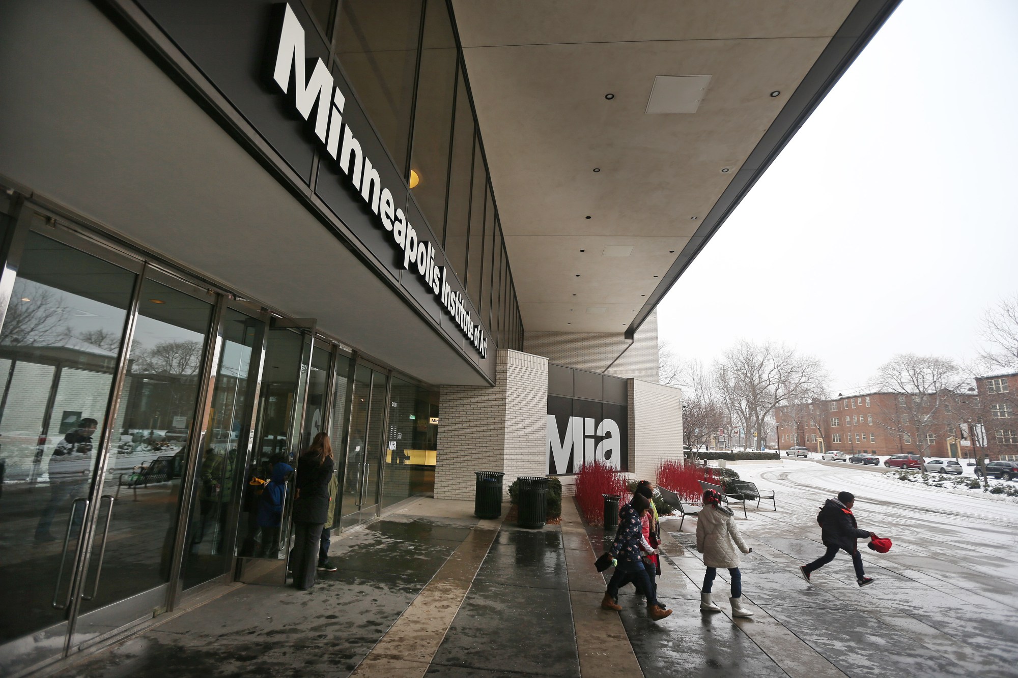 Scenes that surround the 1972 addition of the Minneapolis Institute of Arts by Japanese architect Kenzo Tange Thursday January 21, 2016 in Minneapolis, MN. ]  Jerry Holt/Jerry.Holt@Startribune.com(Photo By Jerry Holt/Star Tribune via Getty Images)